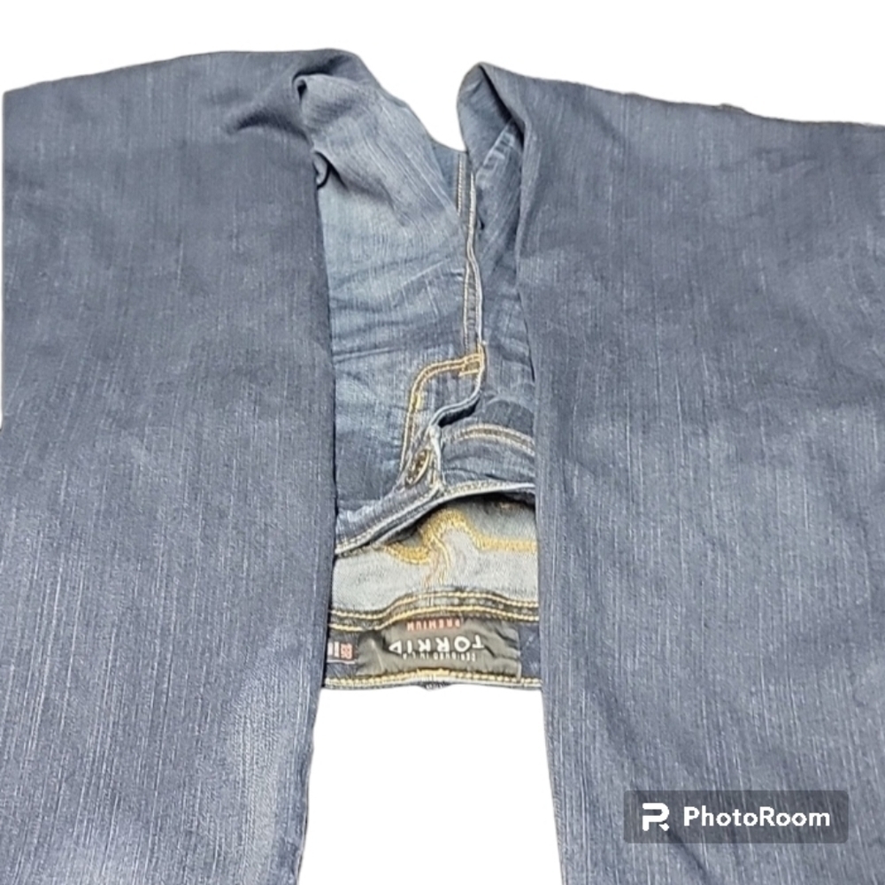 Torrid button and zipper fly jeans size 18R Elastic waist. - Picture 7 of 13
